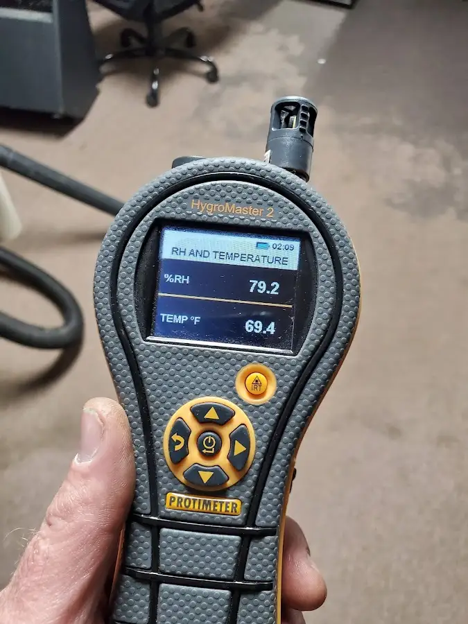 Moisture meter humidity assessment for Fire & Smoke Damage Restoration in Paterson